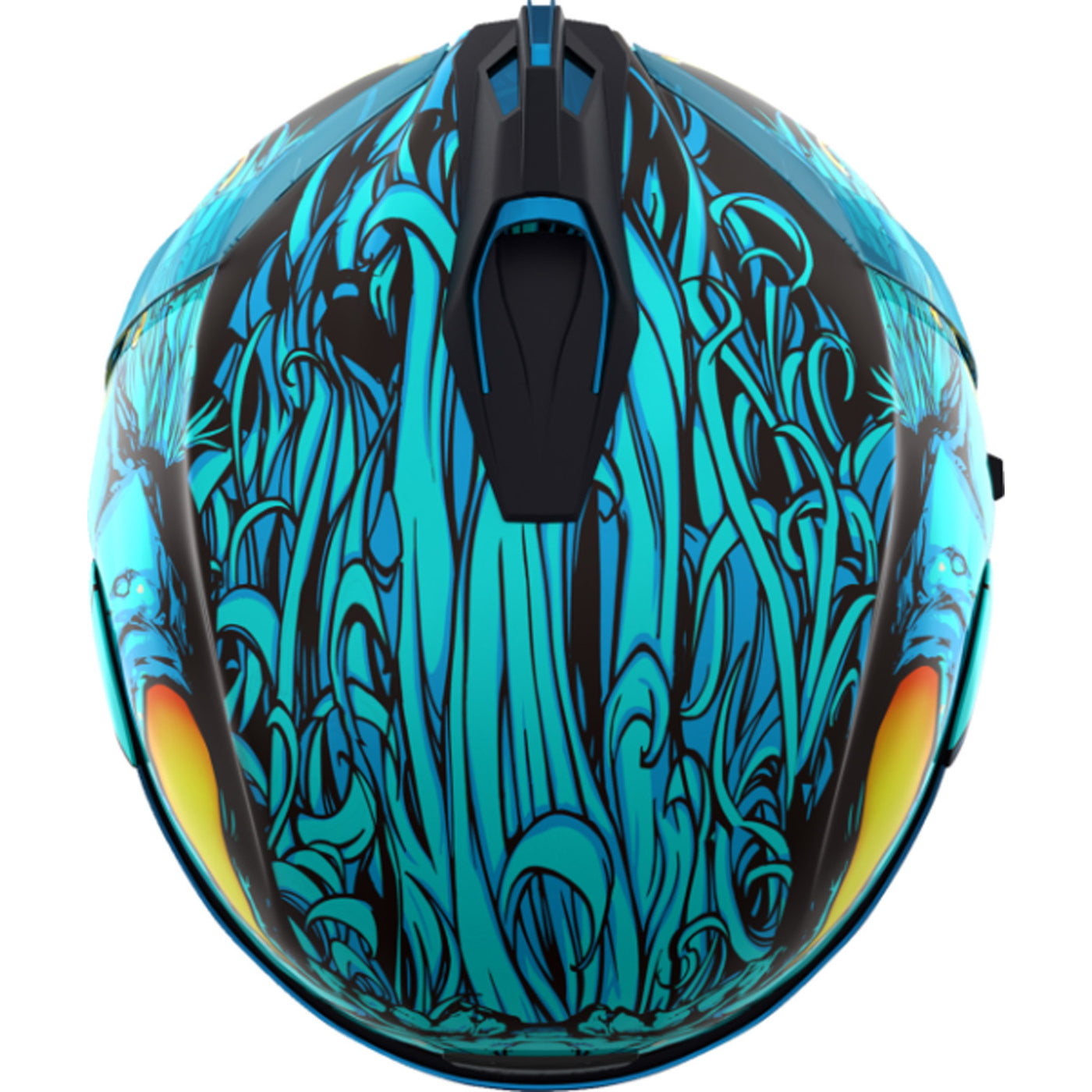 ICON Airform Manik'RR MIPS Helmet Light Blue - Top View