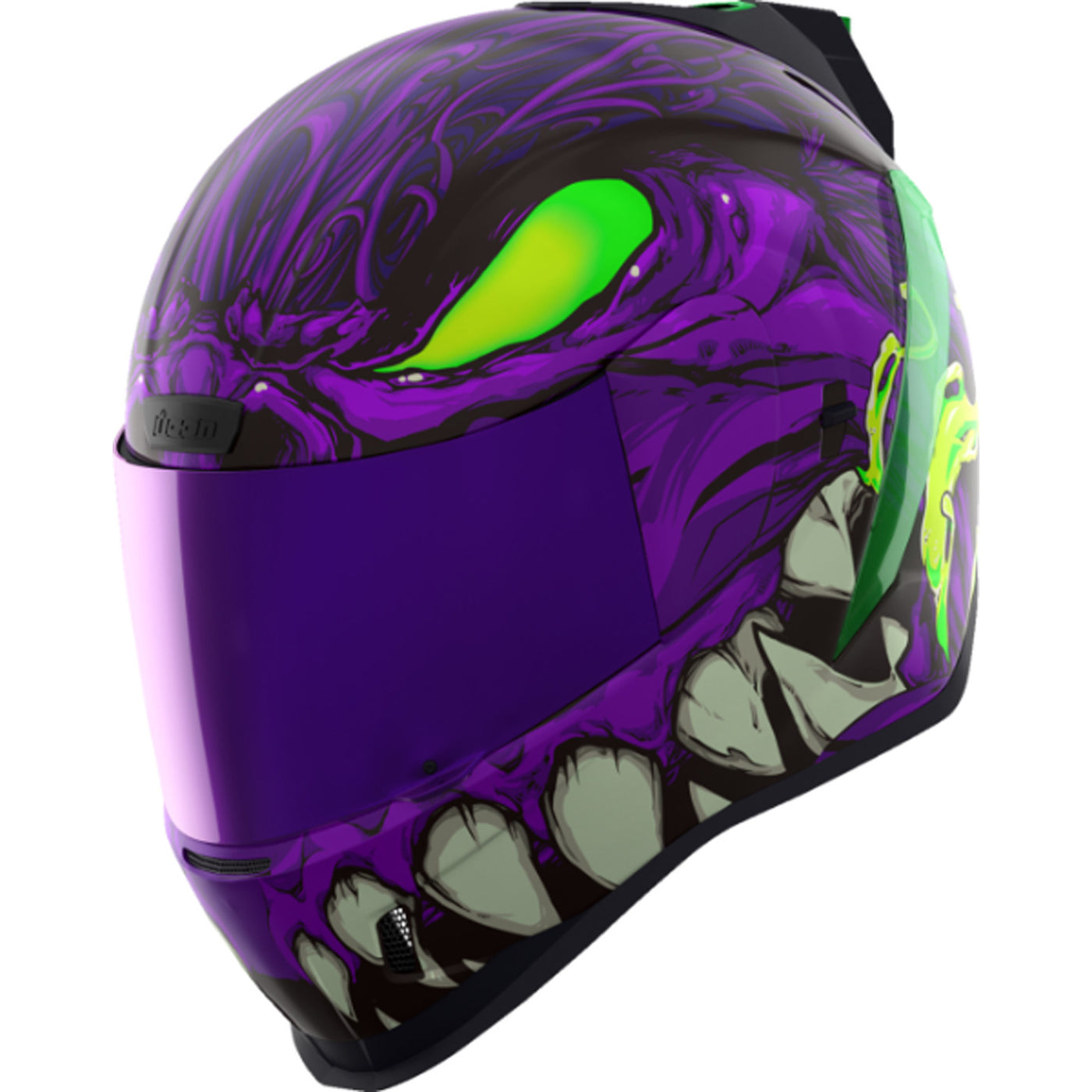 ICON Airform Manik'RR MIPS Helmet Purple - Front Left Side View