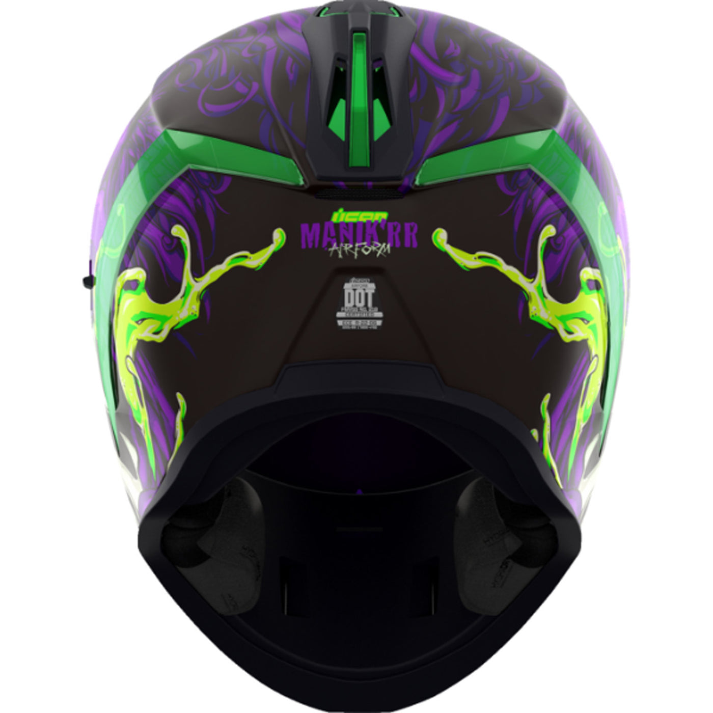 ICON Airform Manik'RR MIPS Helmet Purple - Rear View