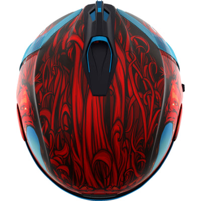 ICON Airform Manik'RR MIPS Helmet Red - Top View