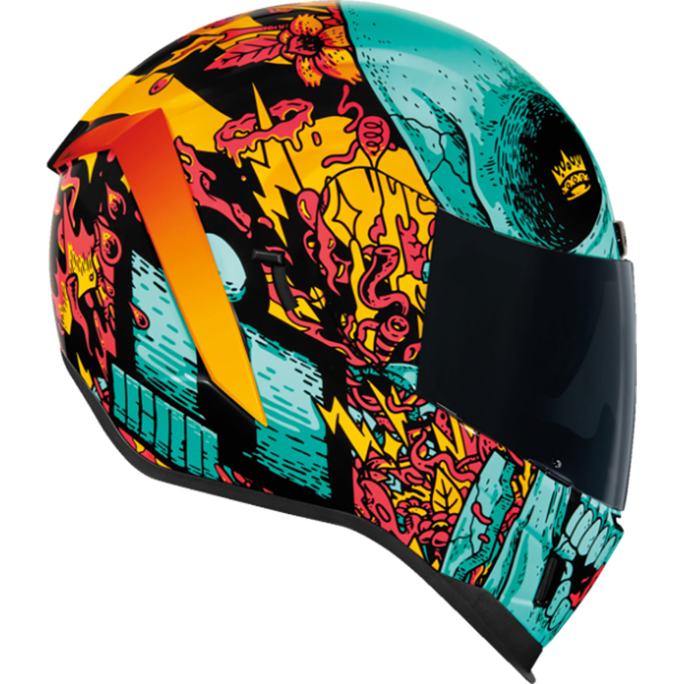 ICON Airform Munchies MIPS Helmet Blue - Right Side View