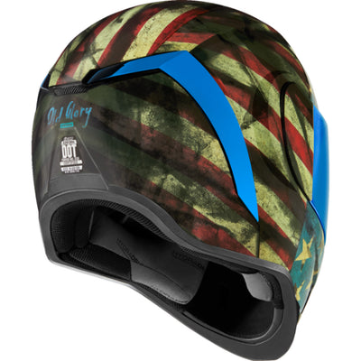 ICON Airform Old Glory Helmet - Rear Right Side View