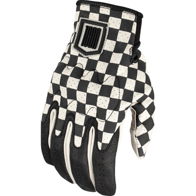 ICON Airform Slabtown Gloves Checker - Back of Hand View