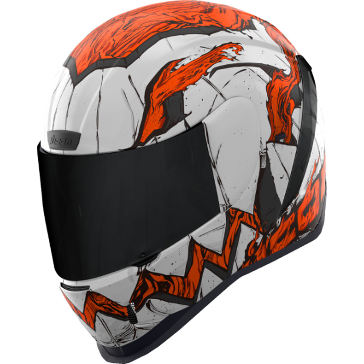 ICON Airform Trick or Street 3 Helmet White - Front Left Side View