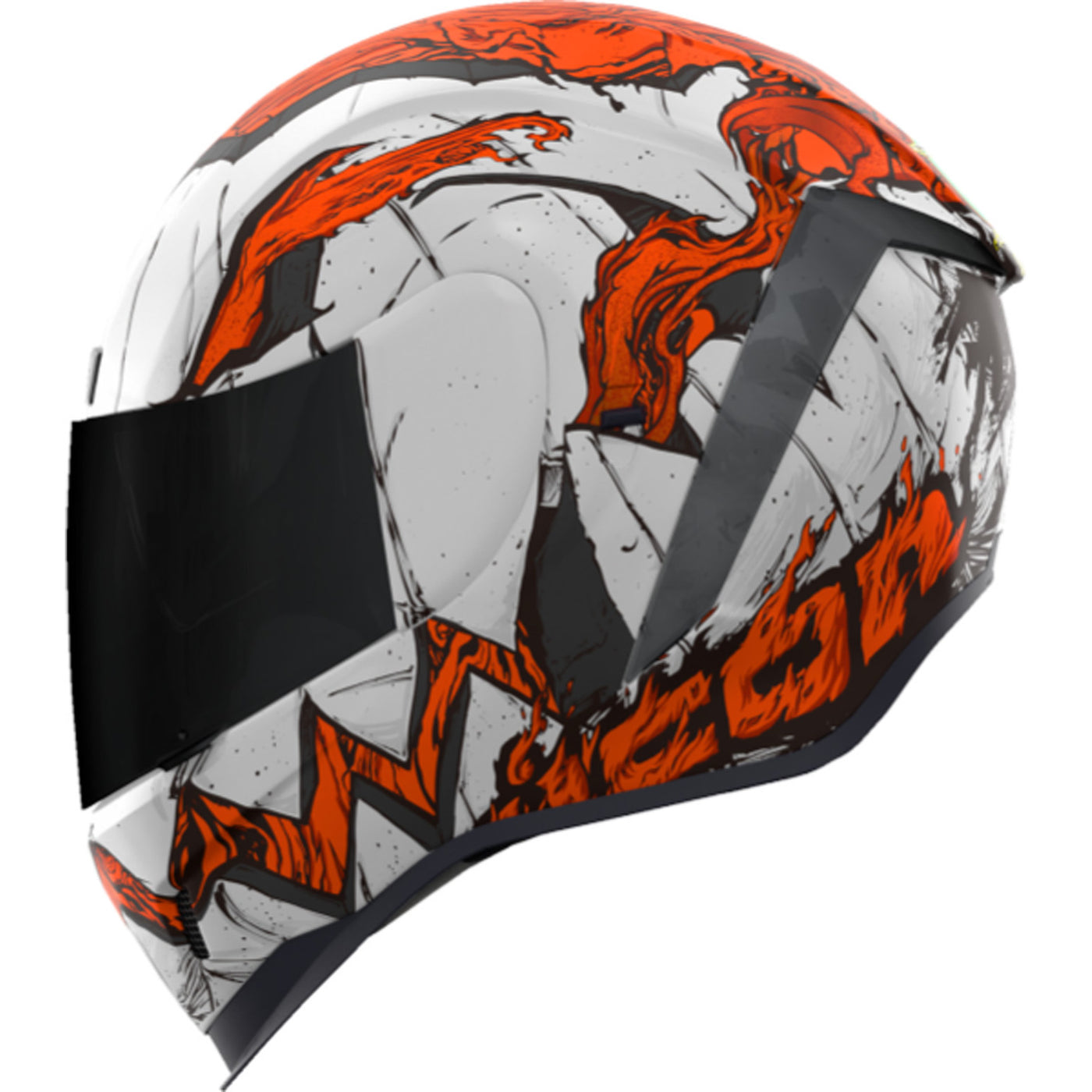 ICON Airform Trick or Street 3 Helmet White - Left Side View