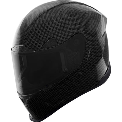 ICON Airframe Pro Carbon 4Tress Helmet Black - Front Left Side View