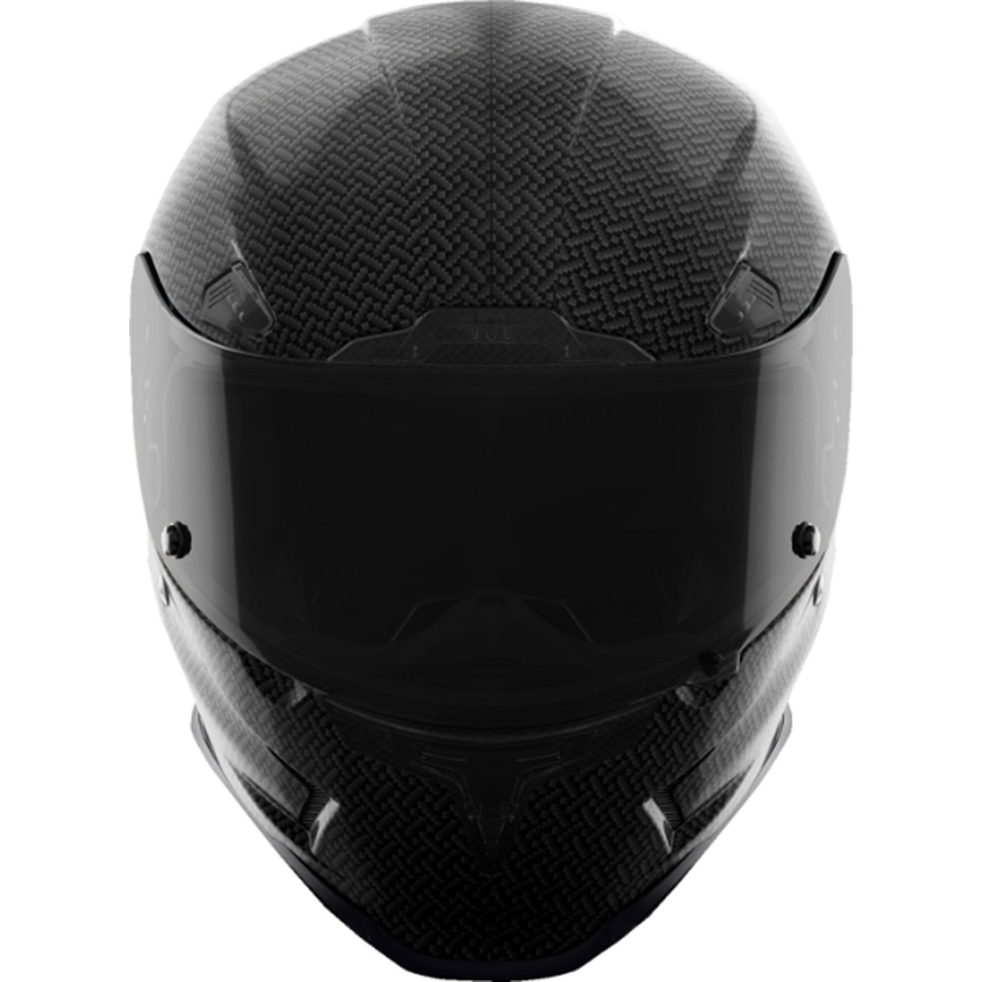 ICON Airframe Pro Carbon 4Tress Helmet Black - Front View