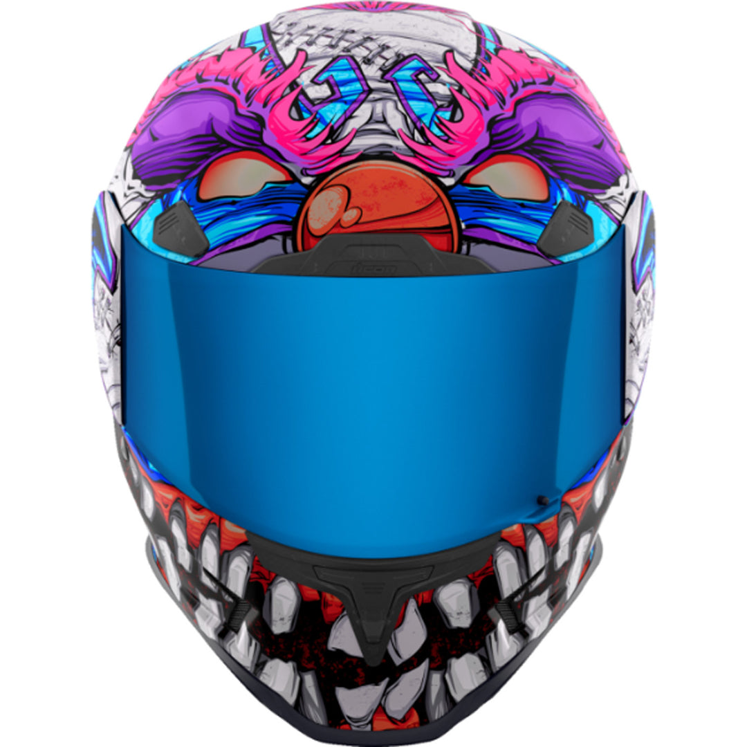 ICON Airframe Pro Krazy Klown 2 Helmet Pink - Front View