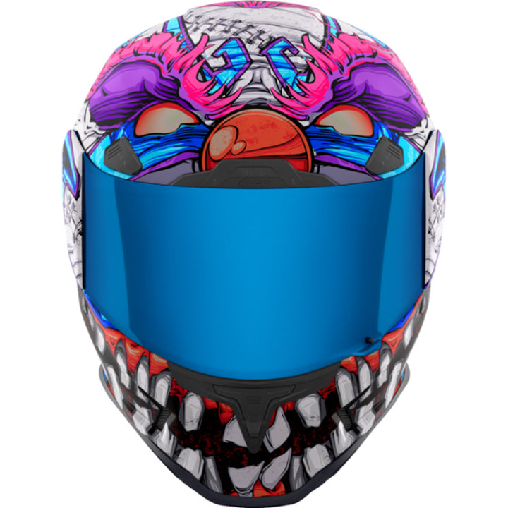 ICON Airframe Pro Krazy Klown 2 Helmet Pink - Front View