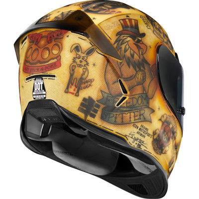 ICON Airframe Pro Stick and Poke Helmet Limited - Rear Right Side View