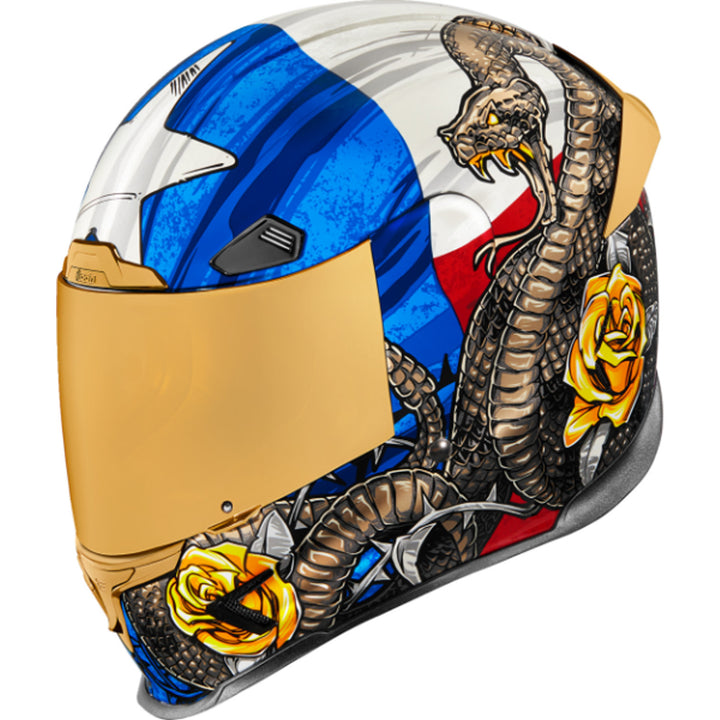 ICON Airframe Pro Tejas Libre Helmet Glory - Front Left Side View