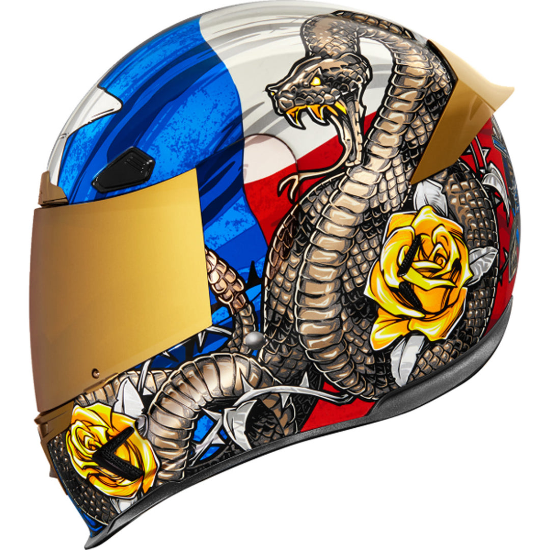 ICON Airframe Pro Tejas Libre Helmet Glory - Left Side View