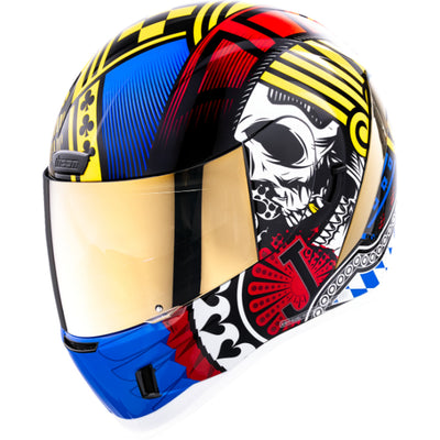 ICON Airform Lucky Lid 5 MIPS Helmet Glory - Front Left Side View