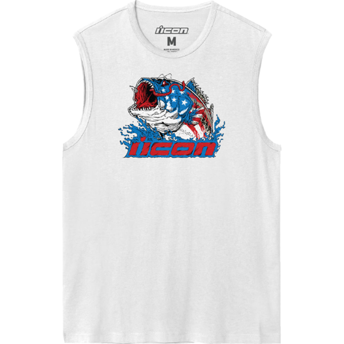 ICON American Basstard Tank Top White - Front View