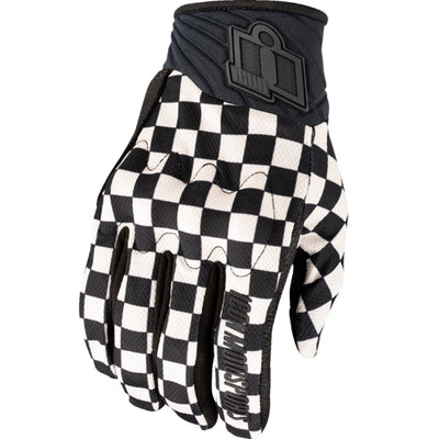 ICON Anthem3 CX Gloves Checker - Back of Hand View