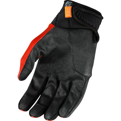 ICON Anthem3 Gloves Red - Palm View