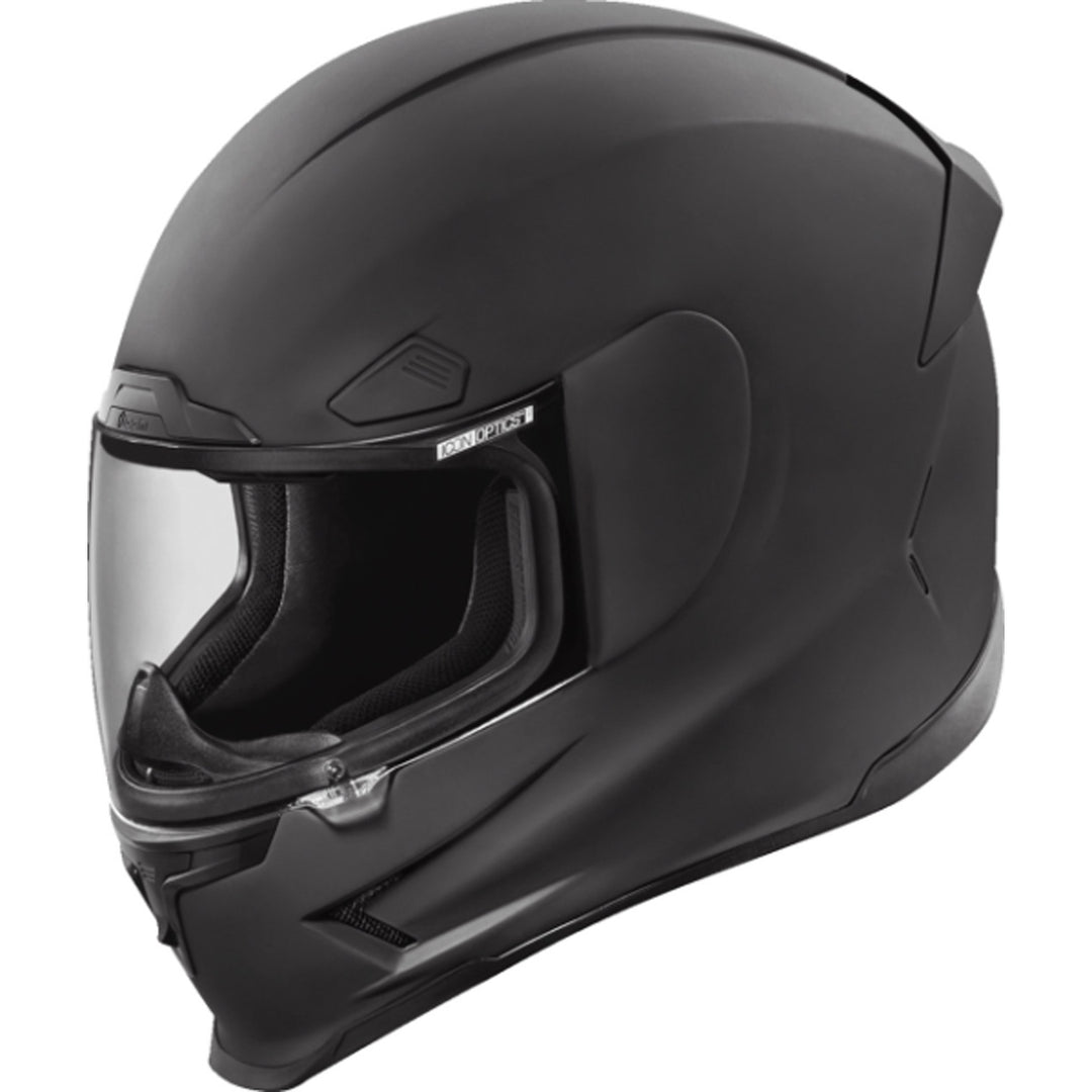 ICON Airframe Pro Solid Helmet Matte Black - Front Left Side View