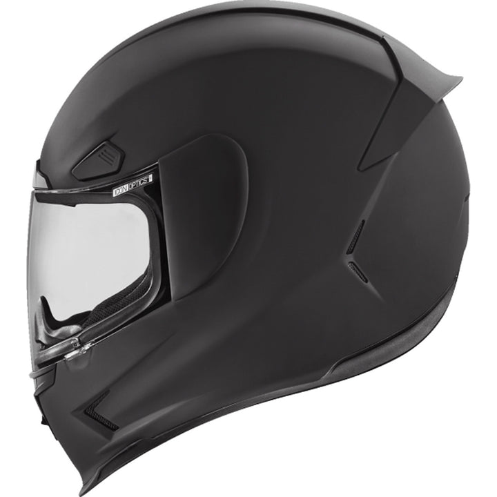 ICON Airframe Pro Solid Helmet Matte Black - Left Side View
