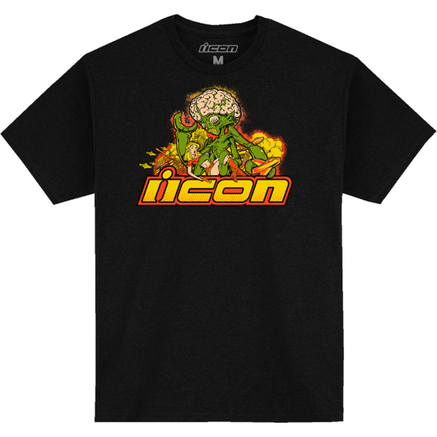 ICON Bugoid Blitz Tee Black - Front View