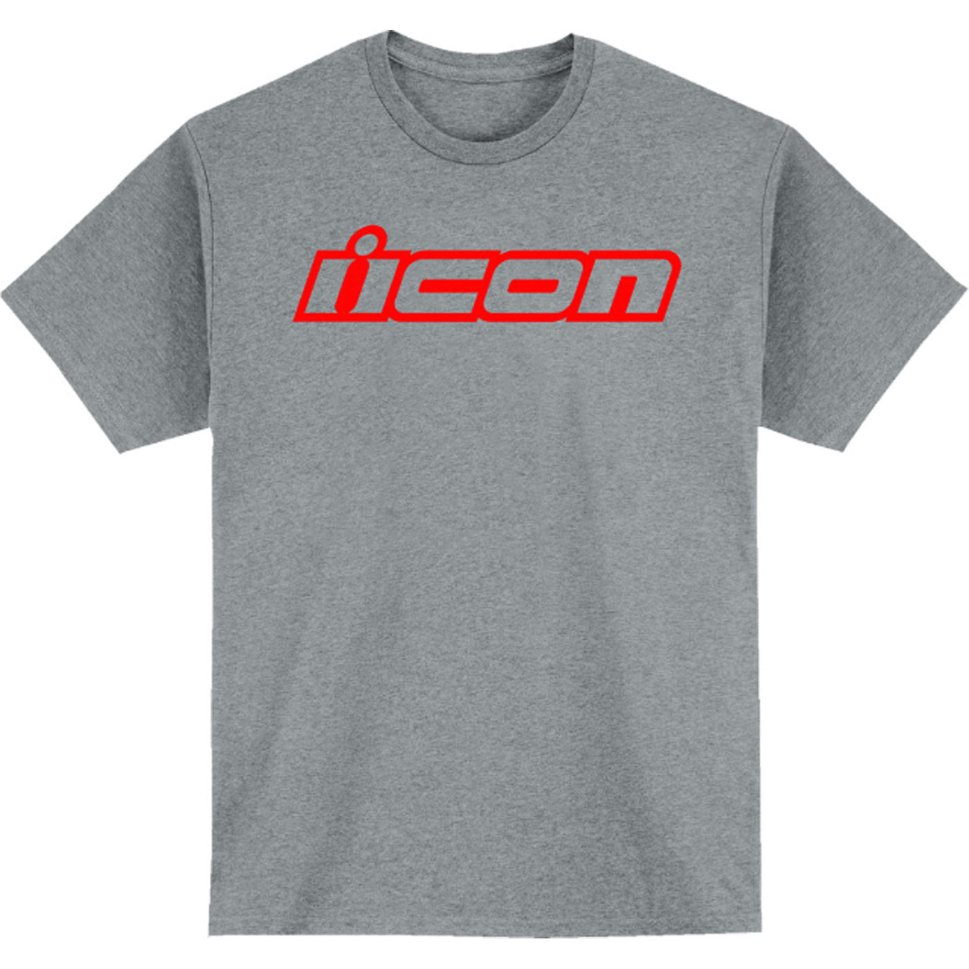 ICON Clasicon Tee Heather Gray - Front View