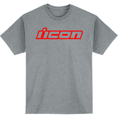 ICON Clasicon Tee Heather Gray - Front View