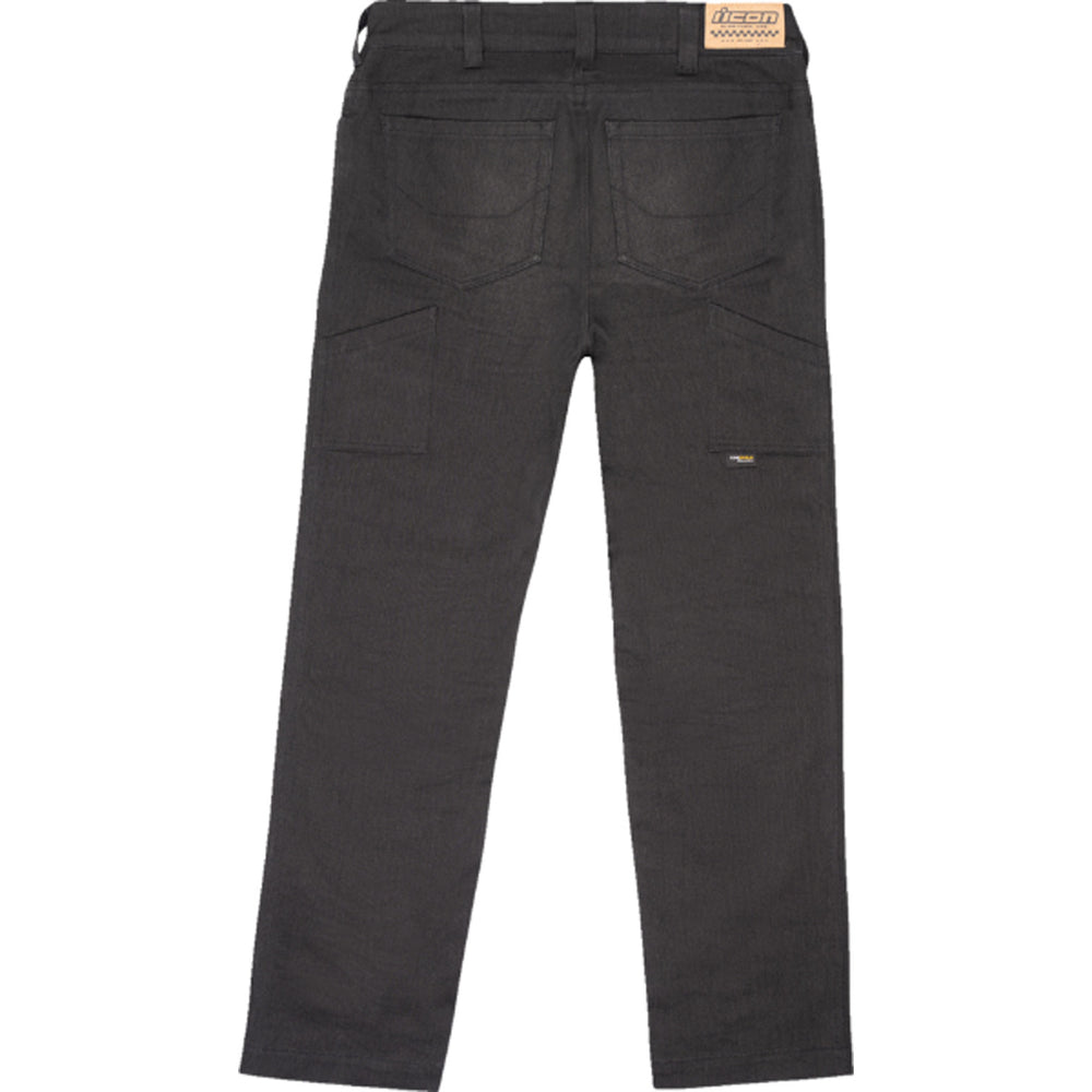 ICON Conductor Jeans Black - Rear View