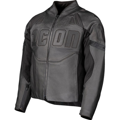 ICON Contra3 Rizz Rizz Jacket Stealth - Front View