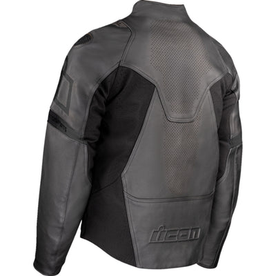 ICON Contra3 Rizz Rizz Jacket Stealth - Rear View