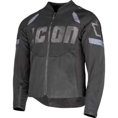 ICON Contra3 Jacket Black - Front View