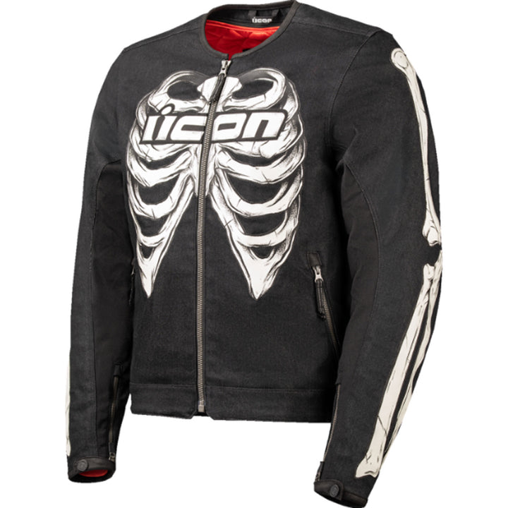 ICON Crestfallen Jacket Black - Front View