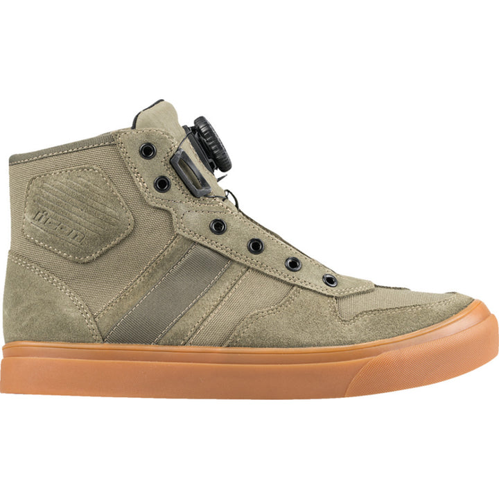 ICON Dog Days Boots Olive - Outer Side View