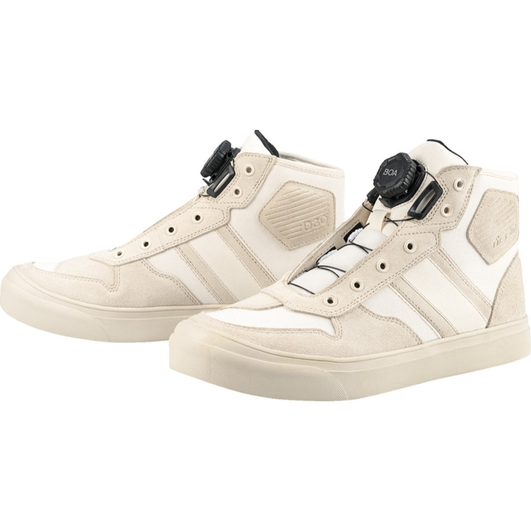 ICON Dog Days Boots White - Front Side View of Pair