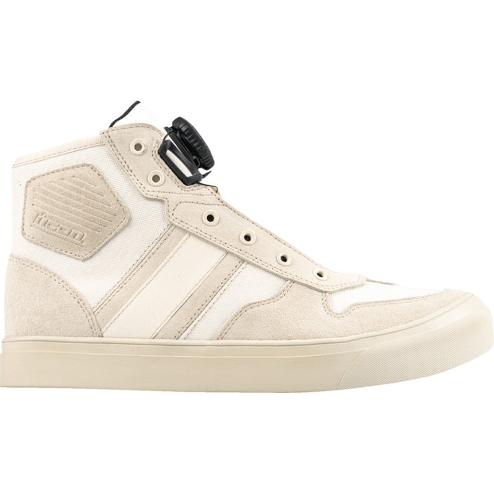 ICON Dog Days Boots White - Outer Side View