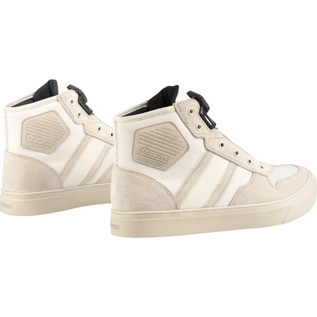 ICON Dog Days Boots White - Rear Side View of Pair