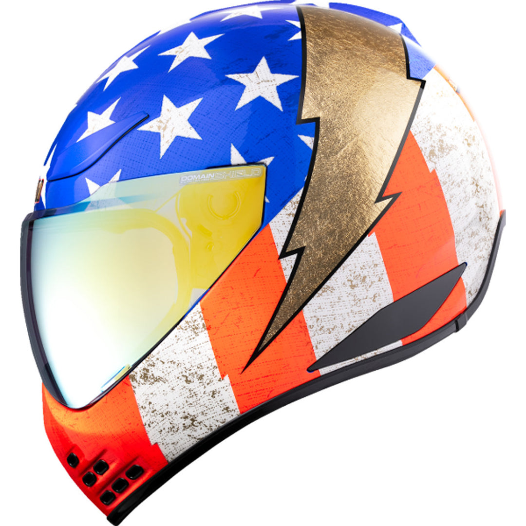 ICON Domain Amerikarma Helmet Glory - Left Side View