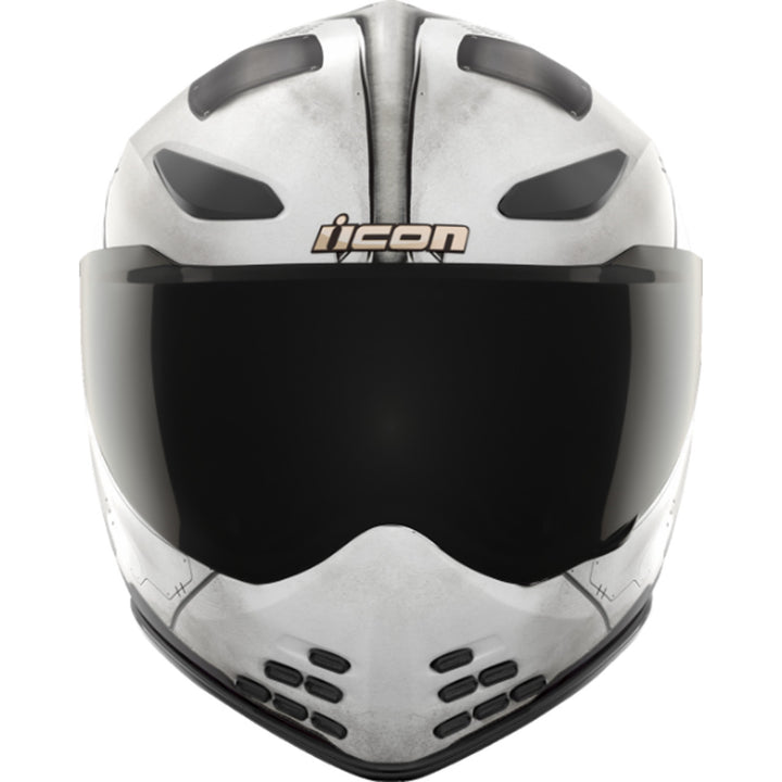 ICON Domain Future Proof Helmet Gray - Front View
