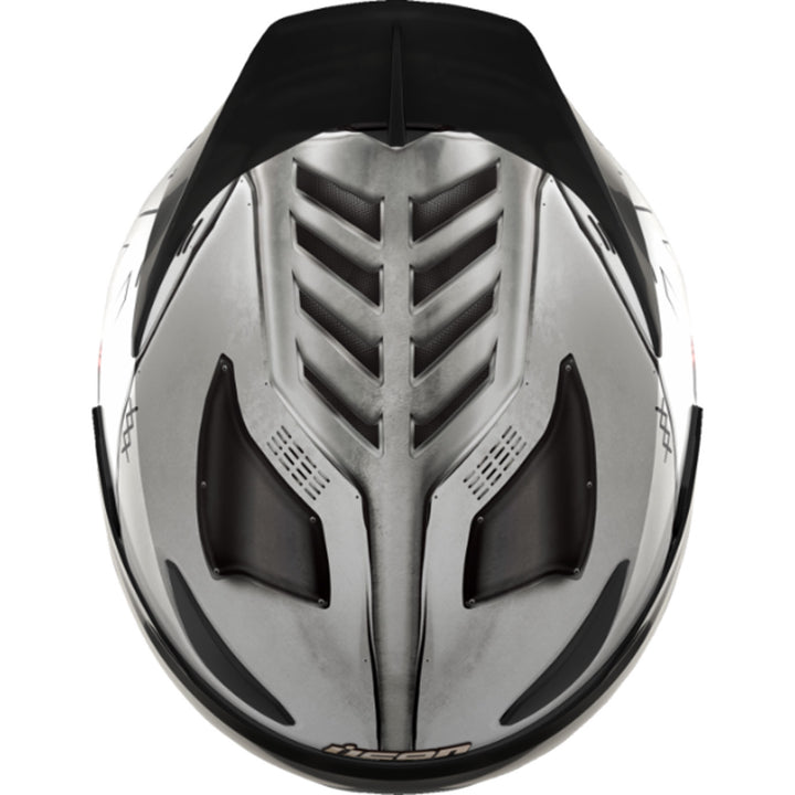 ICON Domain Future Proof Helmet Gray - Top Down View