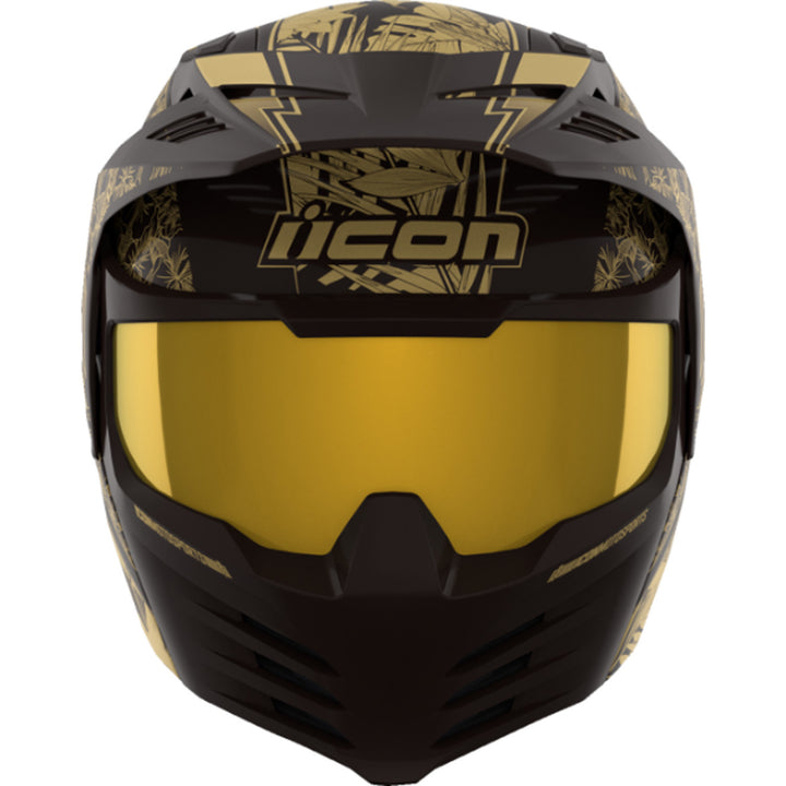 ICON Elsinore Kaonohi Helmet Black - Front View