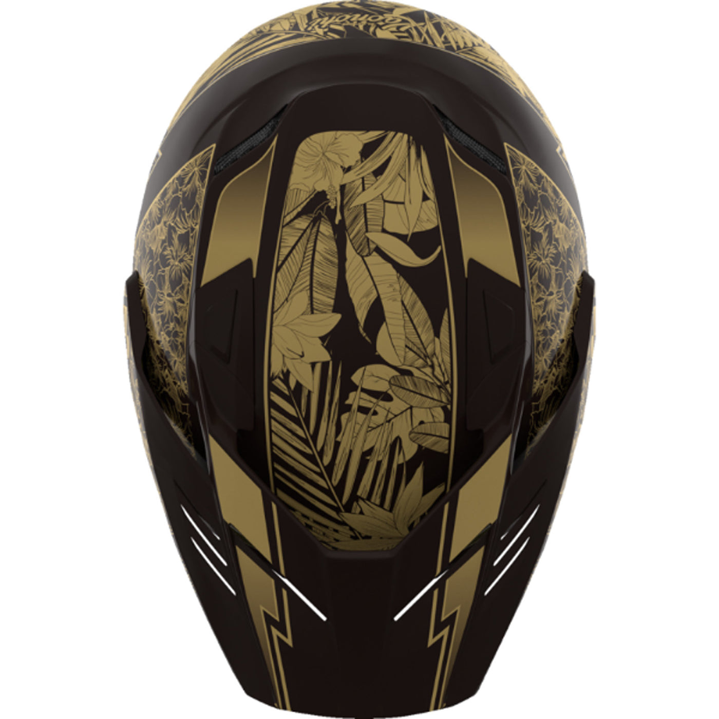 ICON Elsinore Kaonohi Helmet Black - Top Down View