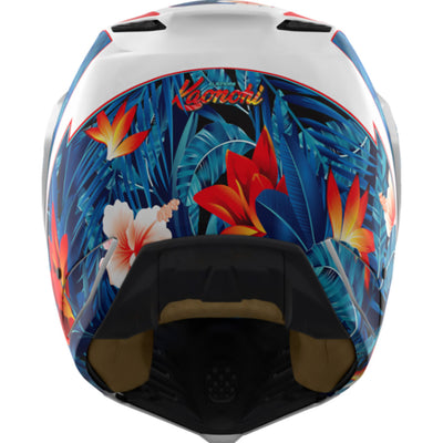 ICON Elsinore Kaonohi Helmet Blue - Rear View