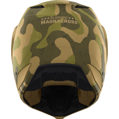 ICON Elsinore Magnacross Helmet Tan - Rear View