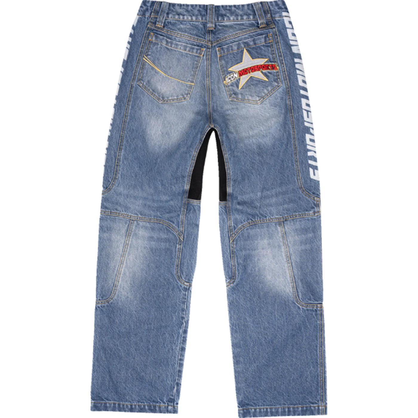 ICON Hooligan Jeans Blue - Rear View