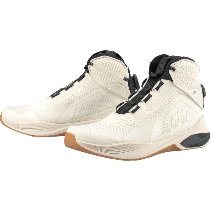 ICON Hooligan AF Boots White - Front Side View of Pair