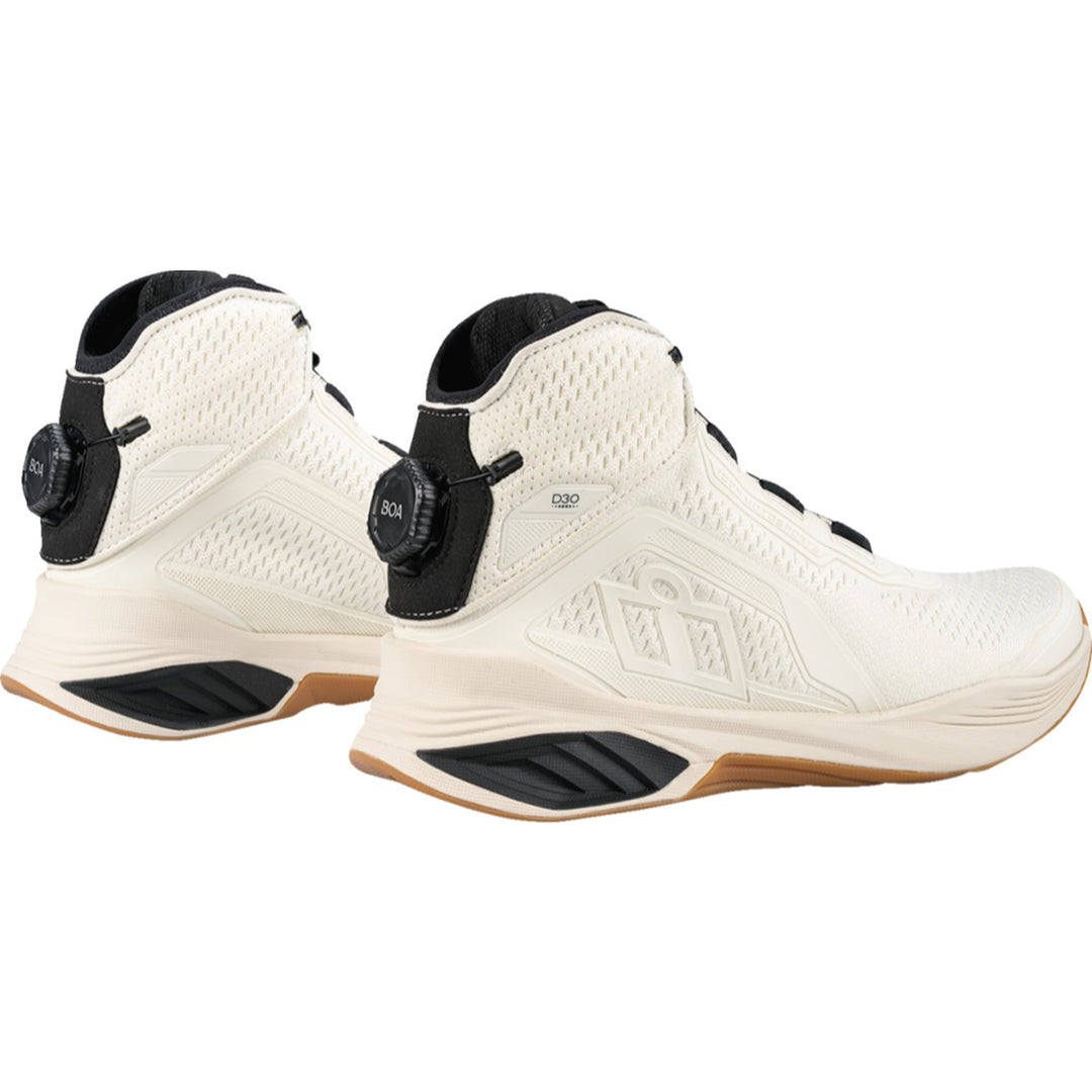 ICON Hooligan AF Boots White - Rear Side View of Pair