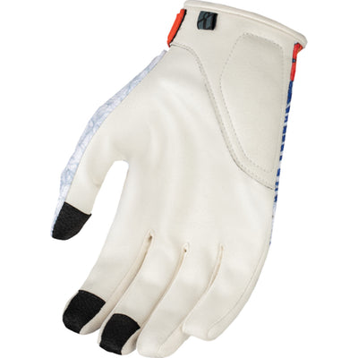 ICON Hooligan Kaonohi Gloves White - Palm View