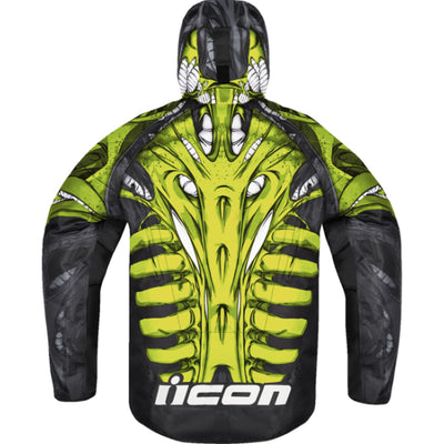 ICON Airform Manik'r Jacket Green - Rear View