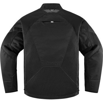 ICON Mesh AF Jacket Black - Rear View