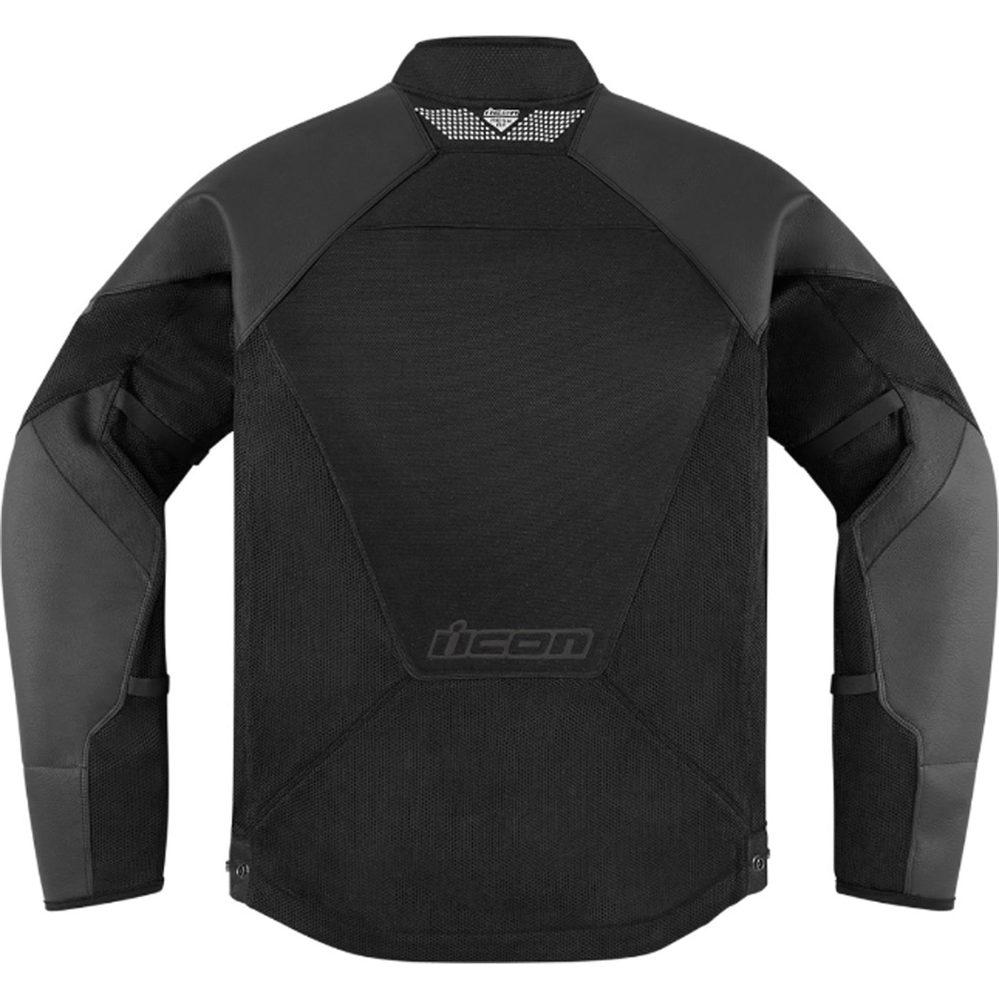 ICON Mesh AF Leather Jacket Black - Rear View