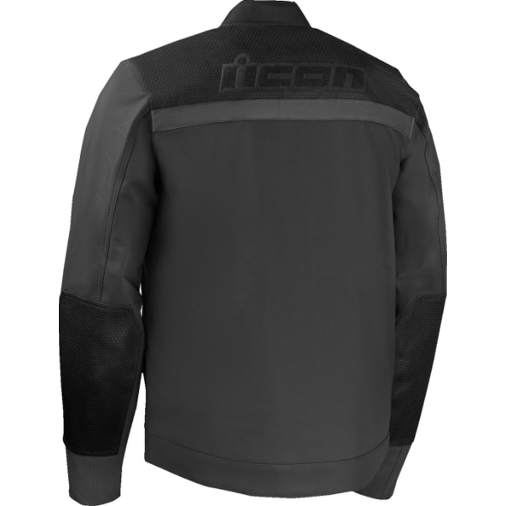 ICON Midhawk Jacket Black - Rear View