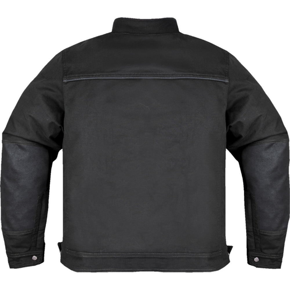 ICON Mototanker Jacket Black - Rear View